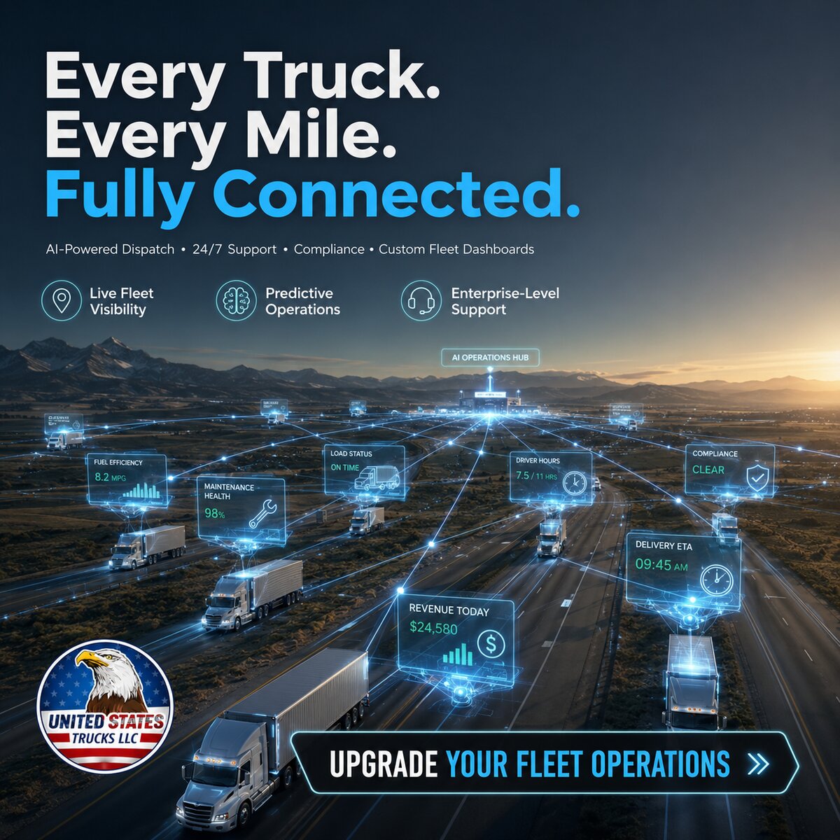 UST Fleet Operations — every truck, every mile, fully connected